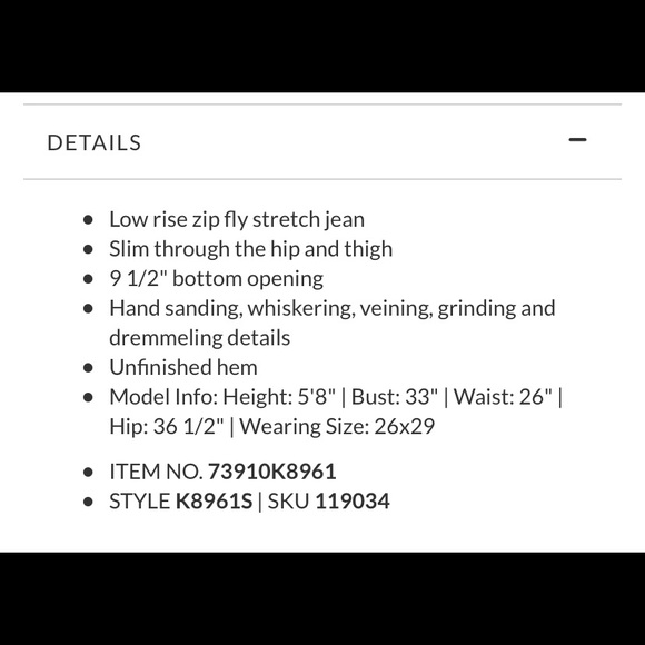 Flying monkey low rise jeans - Picture 5 of 5